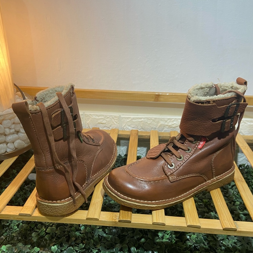 Kickers Brown Boots. Size- 38 - Picture 3 of 13